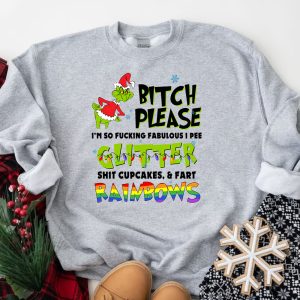 Grinch Bitch Please Christmas Sweatshirt