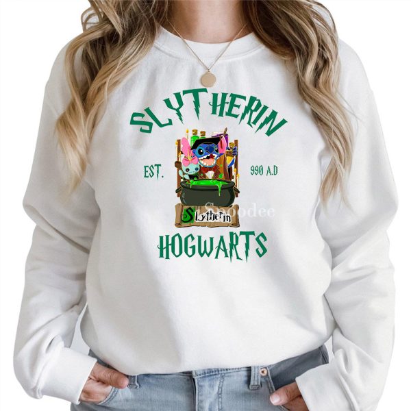 Stitch Wizard Hogwarts House Sweatshirt