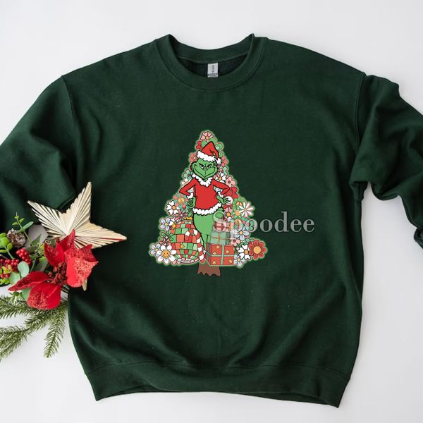 Grinch Christmas Matching Family Sweatshirt