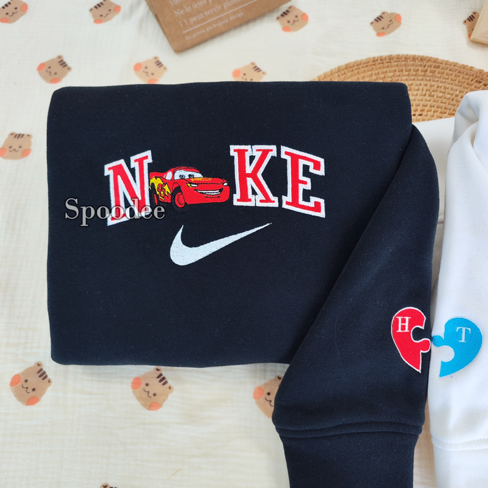 Stitch Disney Nike Embroidered Sweatshirt - spoodee