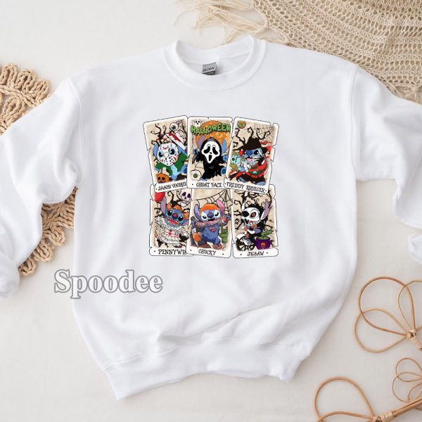 Stitch Horror Scary Halloween Sweatshirt