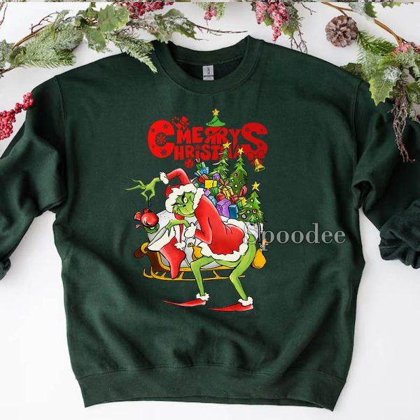 Grinch Merry Christmas Sweatshirt