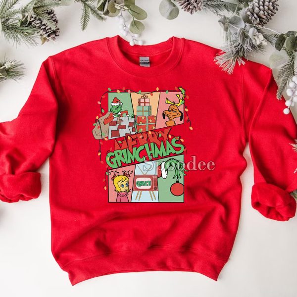 Grinch Christmas Merry Grinchmas Sweashirt