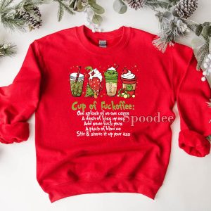 Cup of Fuckoffee Grinch Sweatshirt