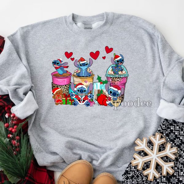 Stitch Christmas Coffee Sweatshirt