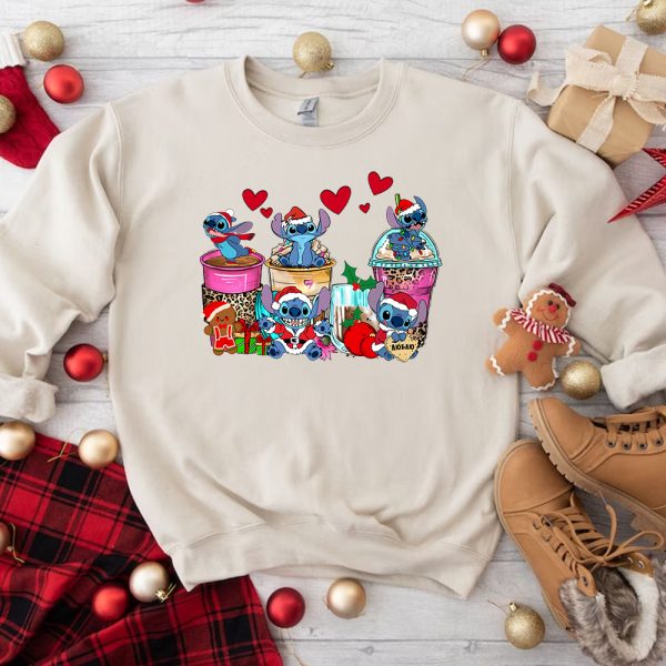 Stitch Christmas Coffee Sweatshirt