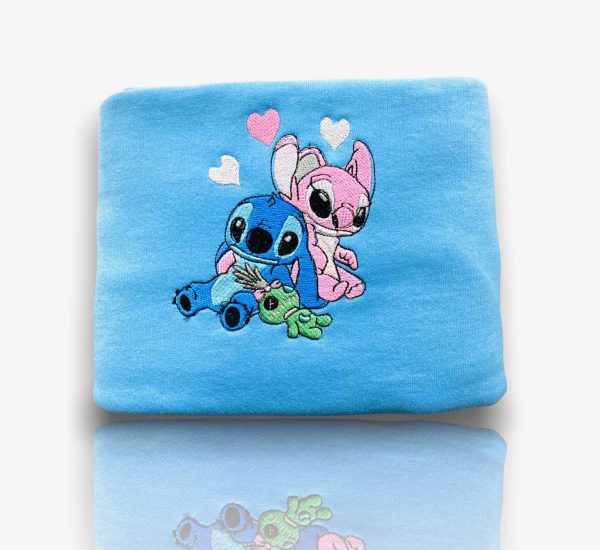 Angel And Stitch Nike Embroidered Sweatshirt