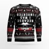 Horror Killer Character Ugly Christmas Sweater