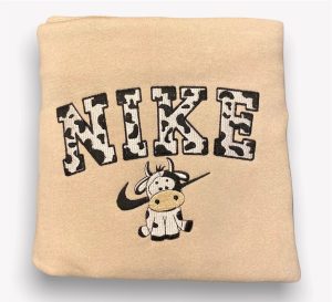 Boy Cow Nike Embroidered Sweatshirt_