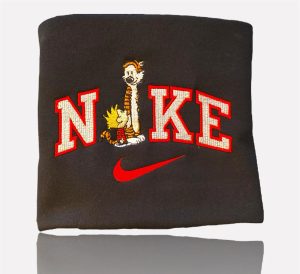 Calvin and Hobbes Nike Embroidered Sweatshirt