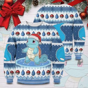 Christmas Squirtle Unisex Ugly Sweater