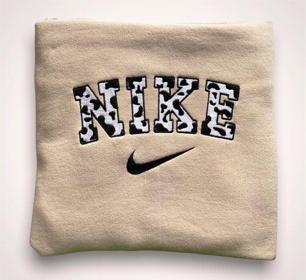 Cow Nike Embroidered Sweatshirt