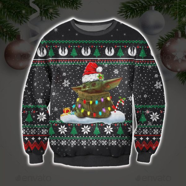 Cute Baby Yoda Ugly Christmas Sweater