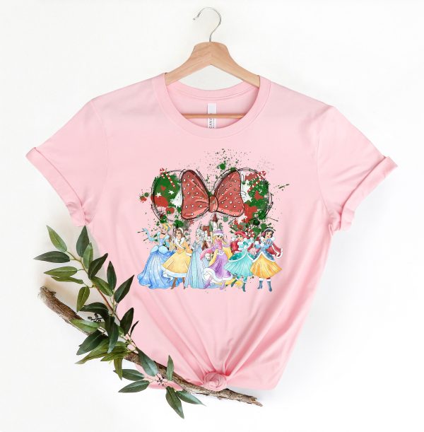 Disney Princess Castle Christmas Shirt