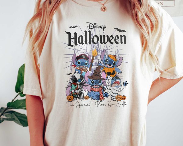 Disney Stitch Halloween Shirts