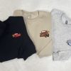 Embroidered Cars Movie Characters Sweatshirt