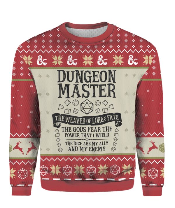 Dungeons And Dragons Ugly Knitted Christmas Sweater