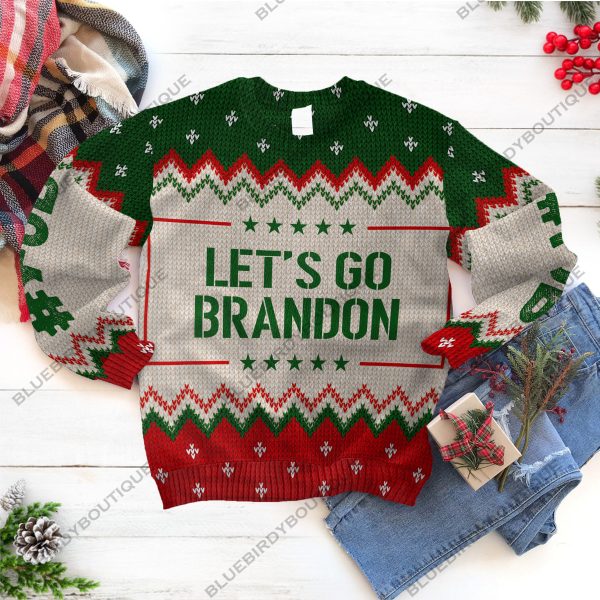 FJB Woolen Let’s Go Brandon Funny Ugly Sweater