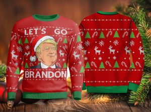 Funny Joe Biden Let’s Go Brandon Xmas Ugly Sweater