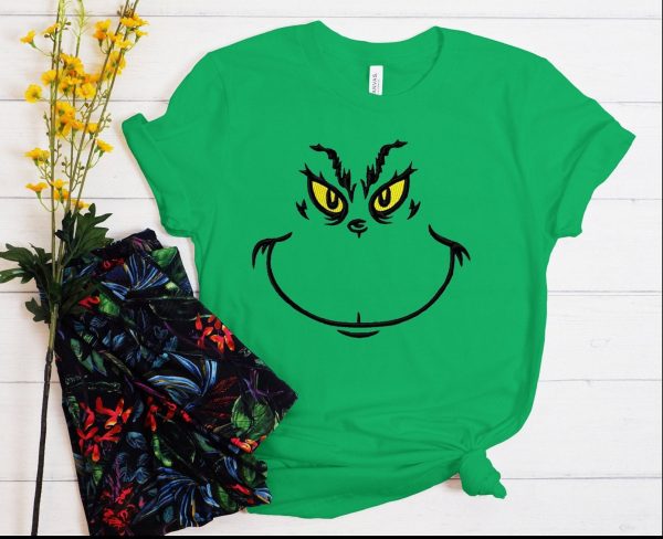 Grinch Face Xmas Shirt