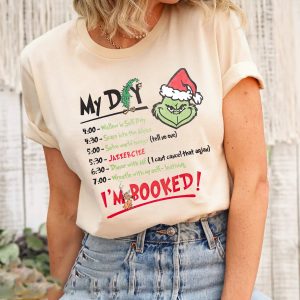 Grinch My Day I'm Booked TShirt