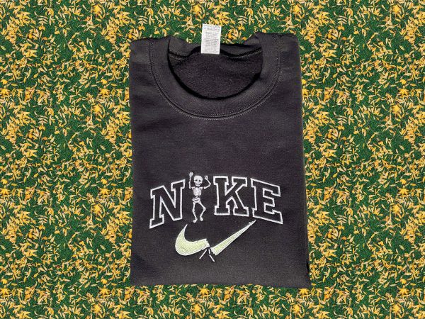 Halloween Nike Skeleton Embroidered Sweatshirt