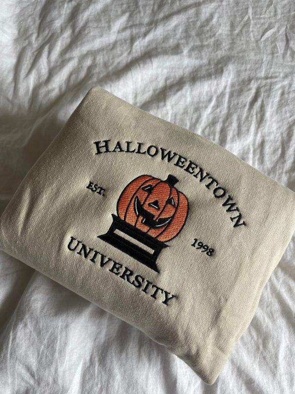 Halloween Town University Embroidered Sweatshirt