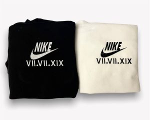 His and Hers Nike Embroidered Sweatshirt