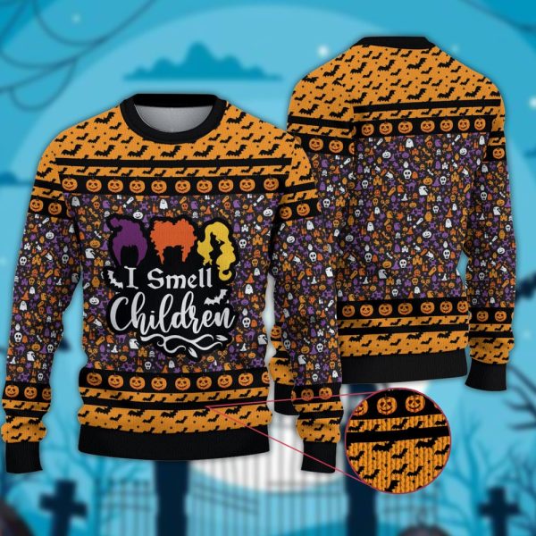 Hocus Pocus I Smell Children Christmas Ugly Sweater