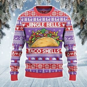 Jingle Bells Taco Shells Ugly Christmas Sweater