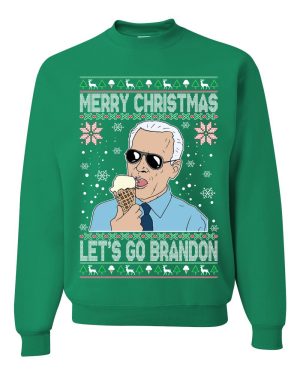 Merry Christmas Let's Go Brandon Ugly Christmas Sweater Unisex