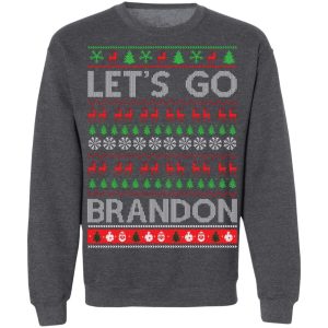 Let's Go Brandon Ugly Sweater Crewneck Pullover