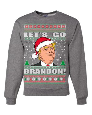 Let's Go Brandon 2021 Funny Ugly Christmas Sweater Unisex