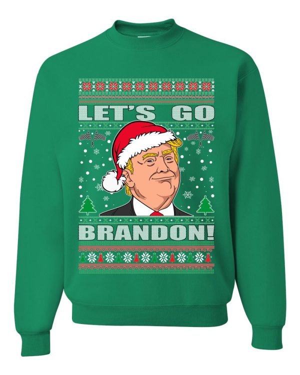 Let’s Go Brandon 2021 Funny Ugly Christmas Sweater Unisex