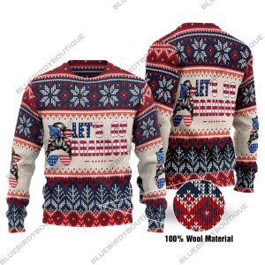 Let’s Go Brandon FJB Christmas Ugly Sweater 2021