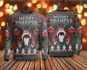 Merry Krampus Ugly Christmas Sweater Sweashirt