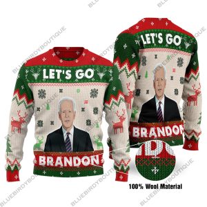 Let's Go Brandon FJB Unisex Ugly Christmas Sweater