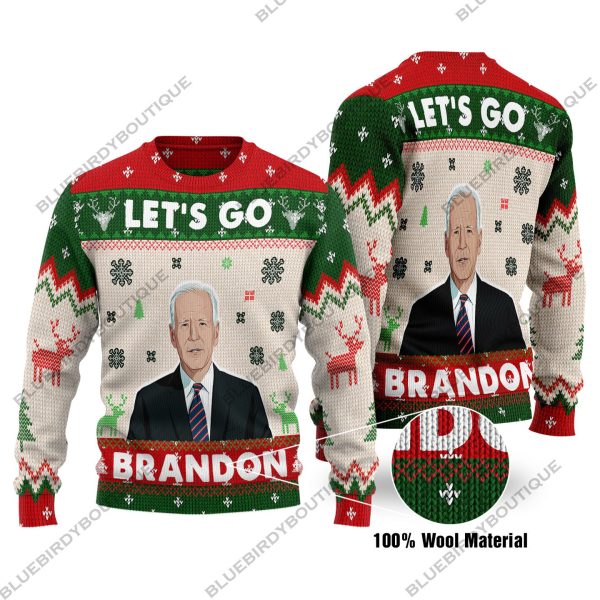 Let’s Go Brandon FJB Unisex Ugly Christmas Sweater