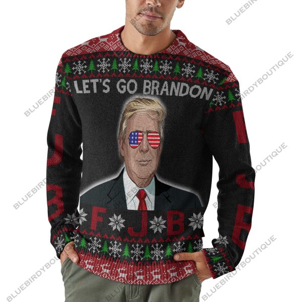 Funny FJB Let’s Go Brandon Ugly Sweater 2021