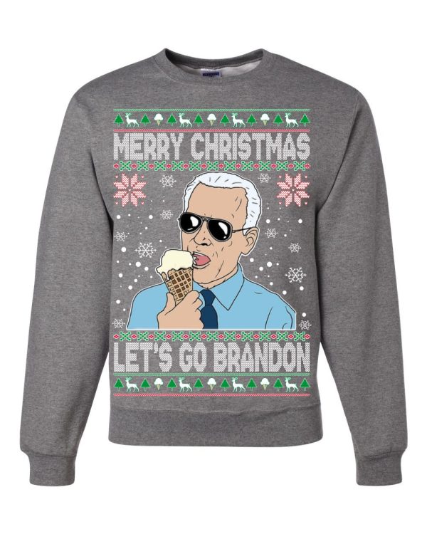 Merry Christmas Let’s Go Brandon Ugly Sweater Unisex