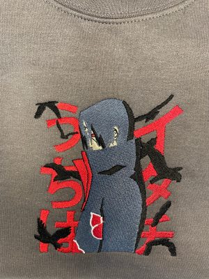 Uchiha Itachi Akatsuki Embroidered Sweatshirt