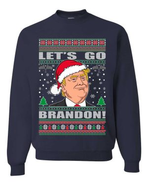 Let's Go Brandon 2021 Funny Ugly Christmas Sweater Unisex