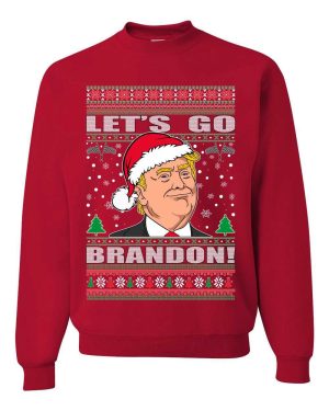 Let's Go Brandon 2021 Funny Ugly Christmas Sweater Unisex