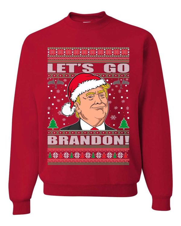 Let’s Go Brandon 2021 Funny Ugly Christmas Sweater Unisex