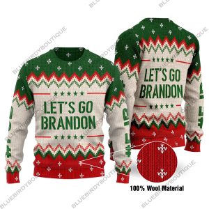 FJB Woolen Let's Go Brandon Funny Ugly Sweater