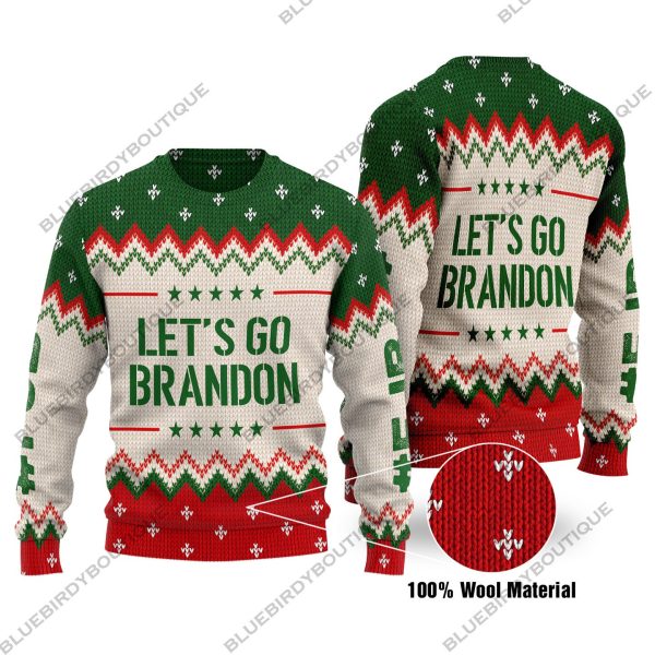 FJB Woolen Let’s Go Brandon Funny Ugly Sweater