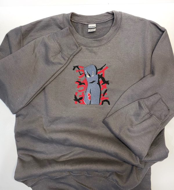 Uchiha Itachi Akatsuki Embroidered Sweatshirt