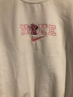 Angel Stitch Nike Logo Embroidered Sweatshirt