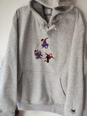 3 Spider Man No Way Home 2021 Embroidered Sweatshirt