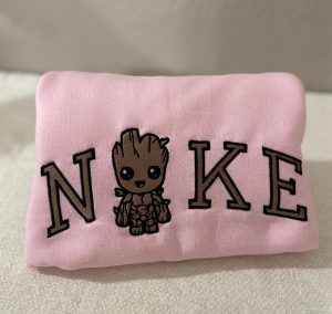 BabyGroot Embroidered Sweatshirt For Fan